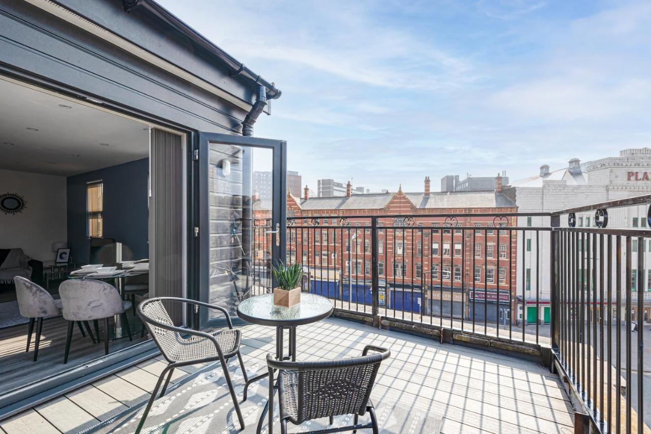 Top Floor Apartment With Private Balcony In Stockport Centre By Hass Haus Екстер'єр фото